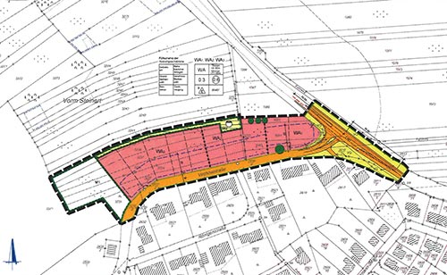 City of Eisenberg:urban land use plan“Nördlich der Virchowstraße“